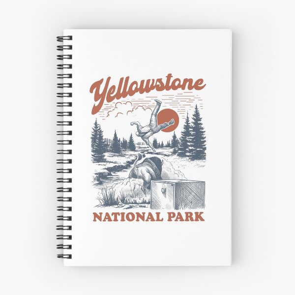 Item preview, Yellowstone, Funny Yellowstone National Park, Bison, National Parks designed and sold by oddbrick-parade.