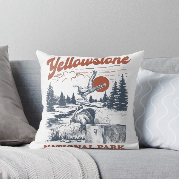 Item preview, Yellowstone, Funny Yellowstone National Park, Bison, National Parks designed and sold by oddbrick-parade.