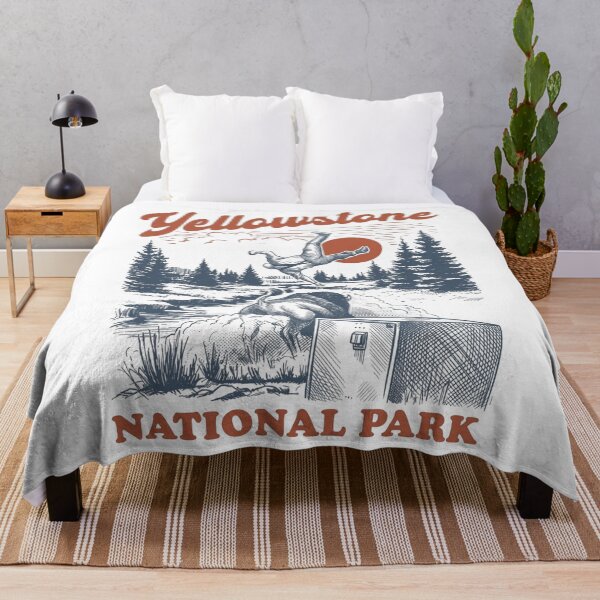 Item preview, Yellowstone, Funny Yellowstone National Park, Bison, National Parks designed and sold by oddbrick-parade.