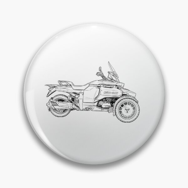 Item preview, motorcycle Can am line art designed and sold by sketchjuny.