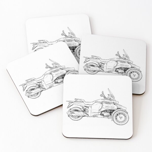 Item preview, motorcycle Can am line art designed and sold by sketchjuny.