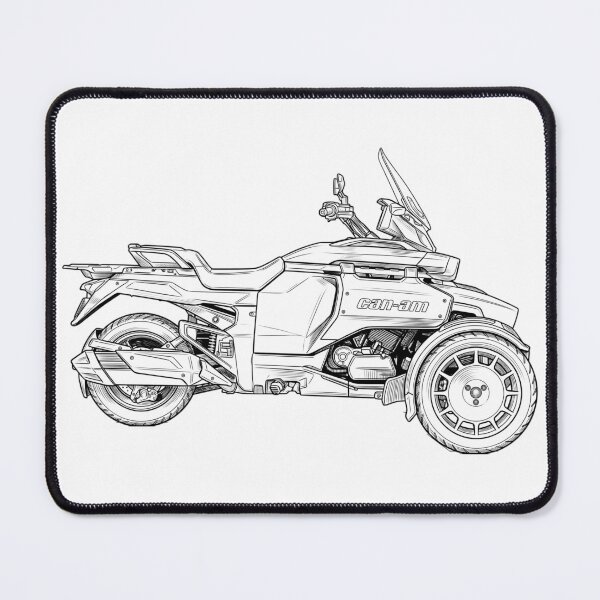 Item preview, motorcycle Can am line art designed and sold by sketchjuny.