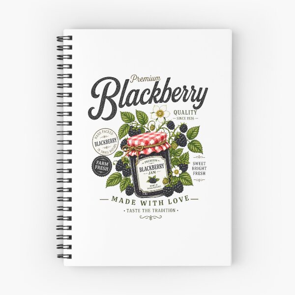 Item preview, Blackberry, Blackberry Jam, Cottagecore Fruit, Botanical Berry, Farmhouse Summer designed and sold by oddbrick-parade.