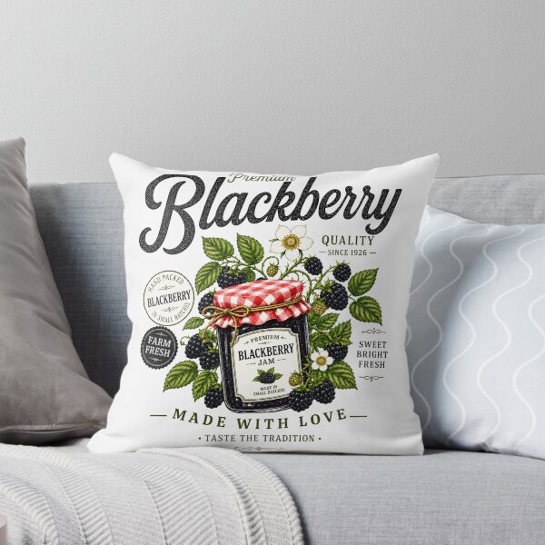 Item preview, Blackberry, Blackberry Jam, Cottagecore Fruit, Botanical Berry, Farmhouse Summer designed and sold by oddbrick-parade.