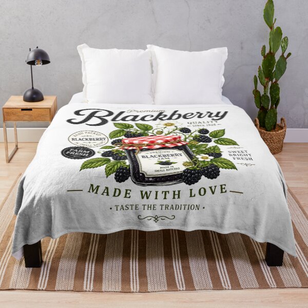 Item preview, Blackberry, Blackberry Jam, Cottagecore Fruit, Botanical Berry, Farmhouse Summer designed and sold by oddbrick-parade.