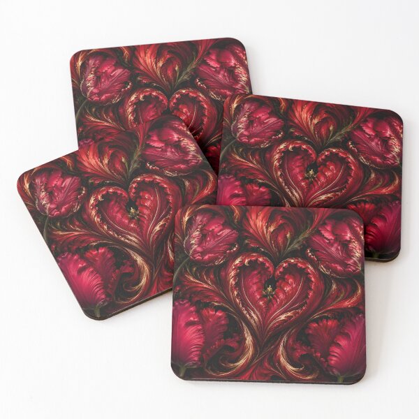 Item preview, Passionately Red Tulip Valentine designed and sold by O'clock Vibes.