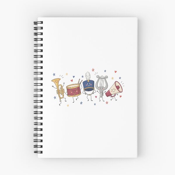 Item preview, Marching Band, Doodle Crew Cute Trumpet Drum, Band Kid Sublimation Marching Band designed and sold by oddbrick-parade.