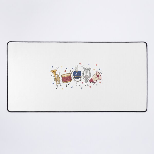 Item preview, Marching Band, Doodle Crew Cute Trumpet Drum, Band Kid Sublimation Marching Band designed and sold by oddbrick-parade.