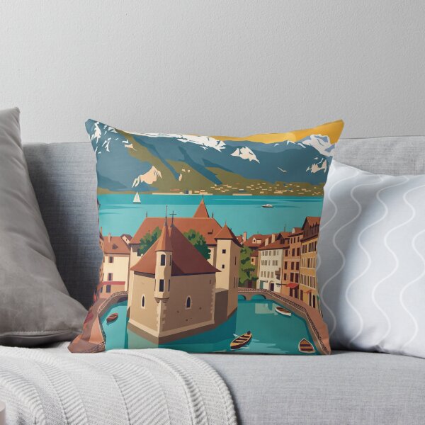Item preview, Annecy France Vintage Travel Poster designed and sold by Bomax121.