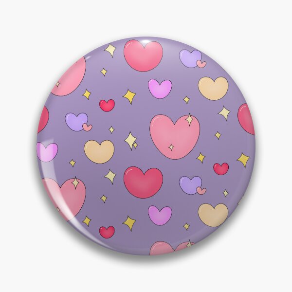 Item preview, Cute Pink Heart and Sparkles Pattern Illustration designed and sold by ubborn.