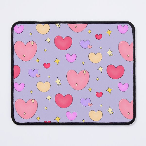 Item preview, Cute Pink Heart and Sparkles Pattern Illustration designed and sold by ubborn.