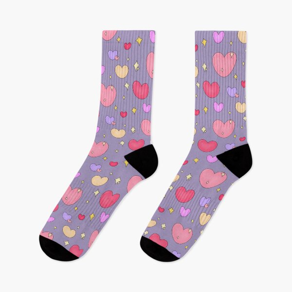 Item preview, Cute Pink Heart and Sparkles Pattern Illustration designed and sold by ubborn.