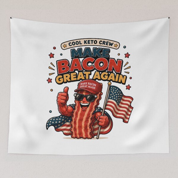 Item preview, Cool Keto Crew - Make Bacon Great Again designed and sold by Method-Up.