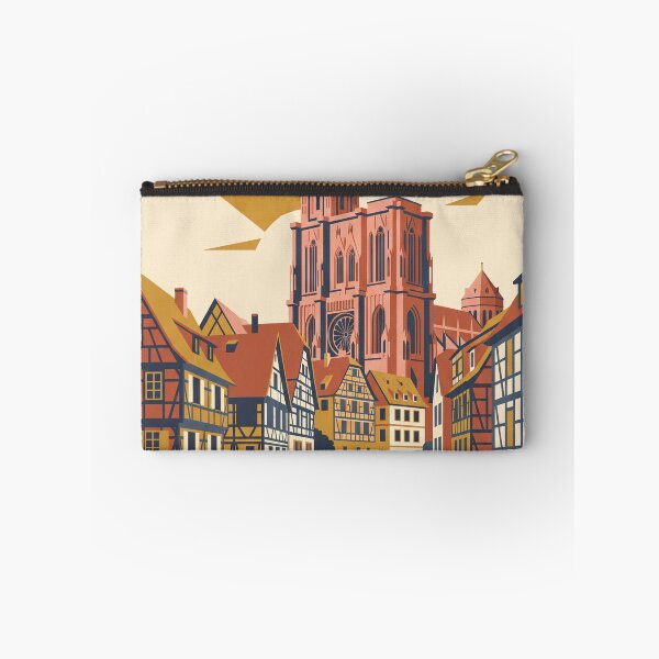 Item preview, Strasbourg France Vintage Travel Poster designed and sold by Bomax121.