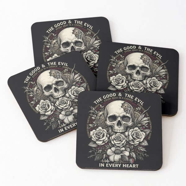 Item preview, Cyborg Skull Rose Every Heart designed and sold by Voodoo Store Paranormal Collections.