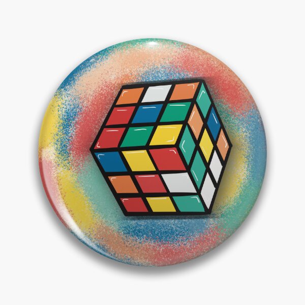 Item preview, Retro Rainbow cube game toy art designed and sold by TAWN ILLUSTRATIONS.