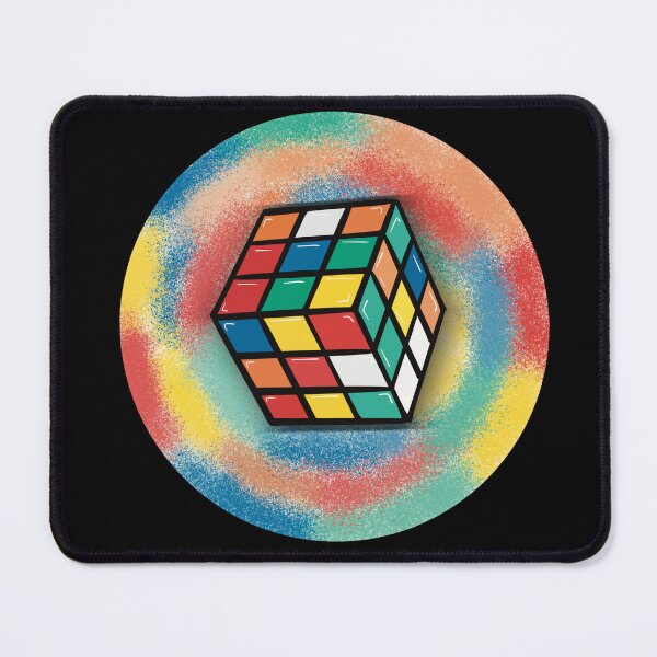 Item preview, Retro Rainbow cube game toy art designed and sold by TAWN ILLUSTRATIONS.
