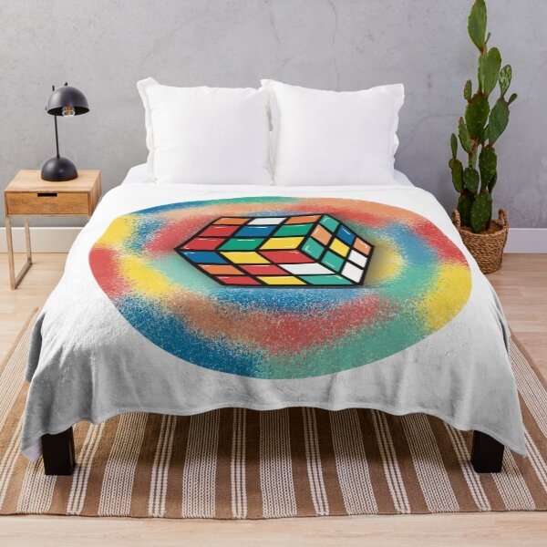 Item preview, Retro Rainbow cube game toy art designed and sold by TAWN ILLUSTRATIONS.