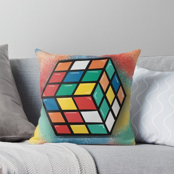 Item preview, Retro Rainbow cube game toy art designed and sold by TAWN ILLUSTRATIONS.