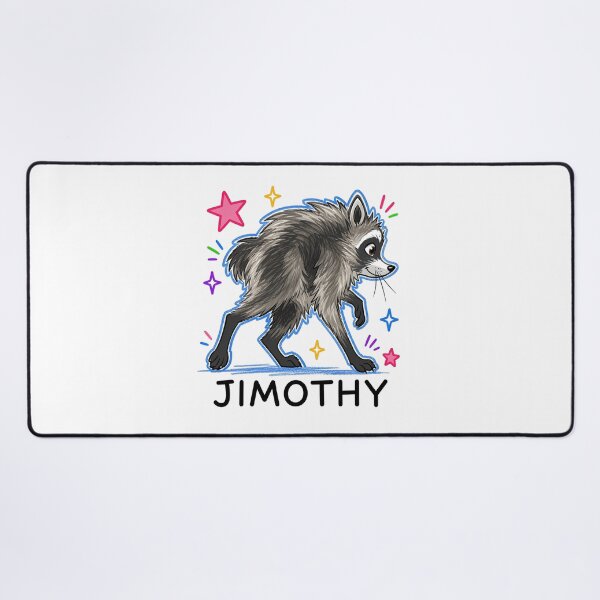 Item preview, Jimothy Raccoon, Funny Raccoon, Preppy Jimothy, Cute Crayon Animal, Raccoon Doodle designed and sold by oddbrick-parade.