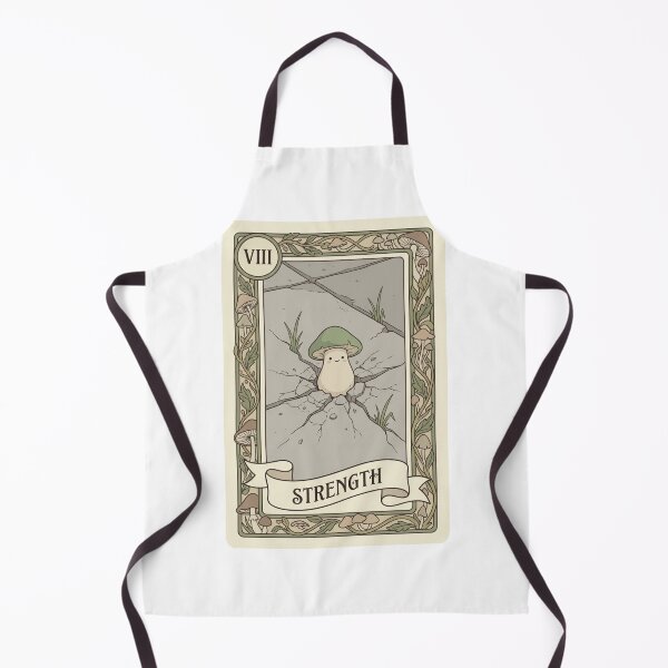 Item preview, Strength Mushroom Tarot Card Mycelium Art designed and sold by SMARTKIT DESIGNAGENCY.