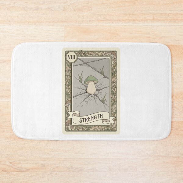Item preview, Strength Mushroom Tarot Card Mycelium Art designed and sold by SMARTKIT  DESIGNAGENCY.