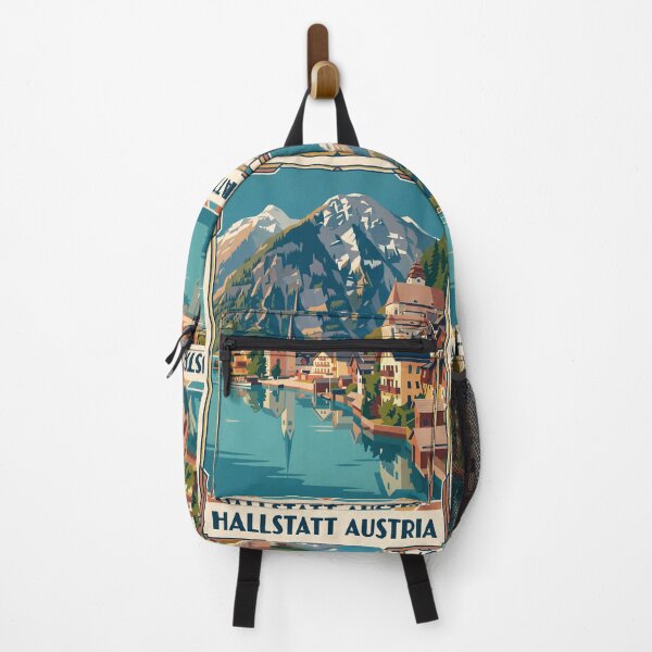 Item preview, Hallstatt Austria Vintage Travel Poster designed and sold by Bomax121.