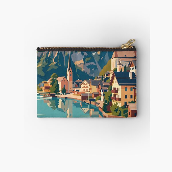 Item preview, Hallstatt Austria Vintage Travel Poster designed and sold by Bomax121.