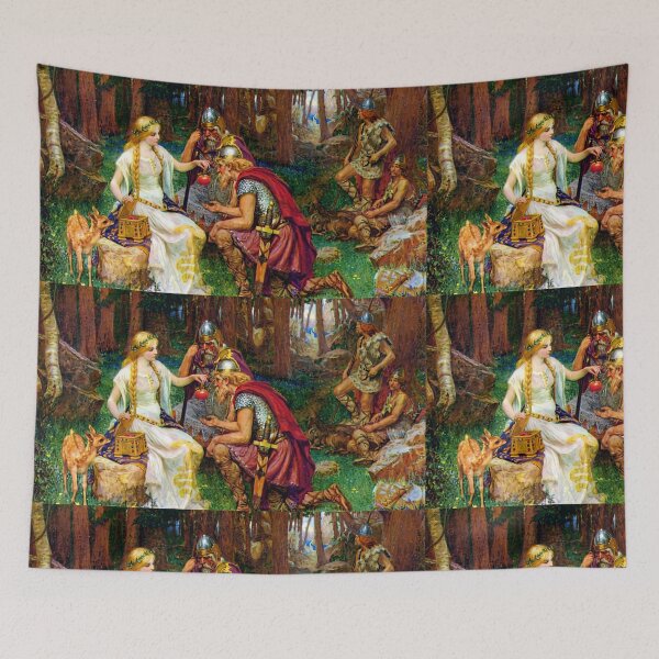 Item preview, Norse Goddess Idun And The Golden Apples Classical Mythology designed and sold by TeeARTHY.