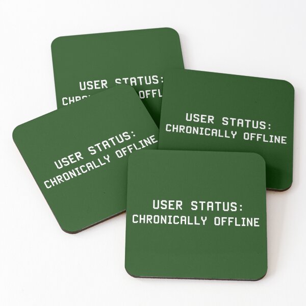 Item preview, User Status Chronically Offline Cyber Streetwear for Dark Products designed and sold by Anyshca.