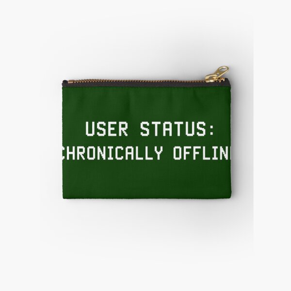 Item preview, User Status Chronically Offline Cyber Streetwear for Dark Products designed and sold by Anyshca.