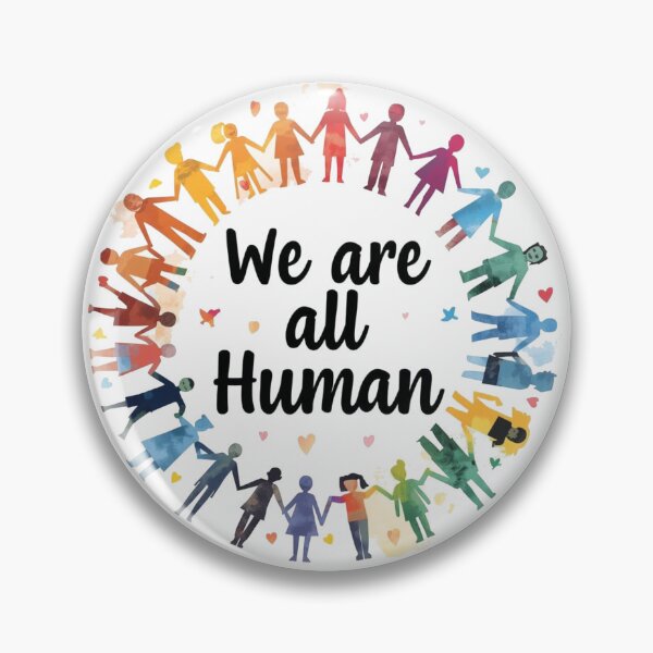Item preview, We Are All Human - Diversity & Unity Circle designed and sold by Cartoon art with a purpose ❤️ Supporting Althea’s friends .