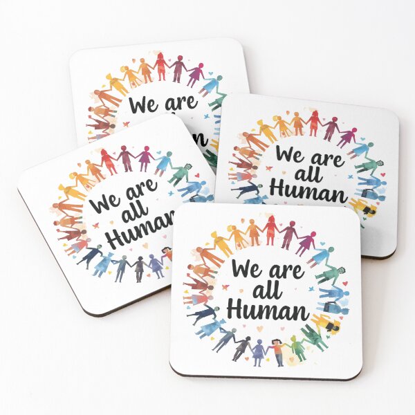 Item preview, We Are All Human - Diversity & Unity Circle designed and sold by Cartoon art with a purpose ❤️ Supporting Althea’s friends .
