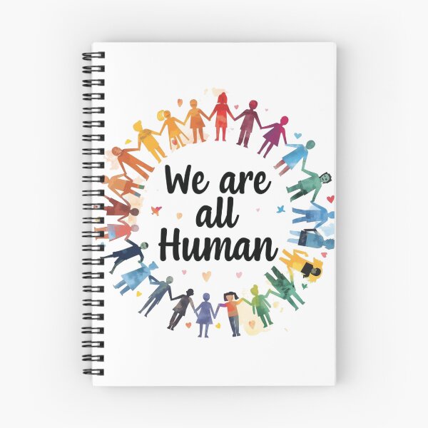 Item preview, We Are All Human - Diversity & Unity Circle designed and sold by Cartoon art with a purpose ❤️ Supporting Althea’s friends .