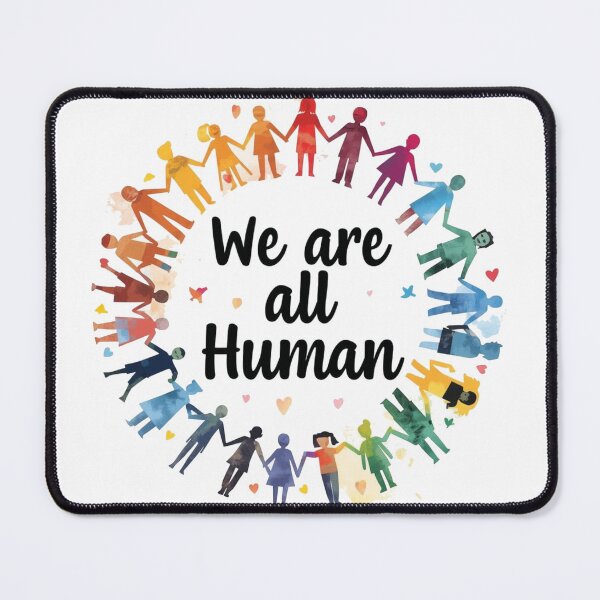 Item preview, We Are All Human - Diversity & Unity Circle designed and sold by Cartoon art with a purpose ❤️ Supporting Althea’s friends .