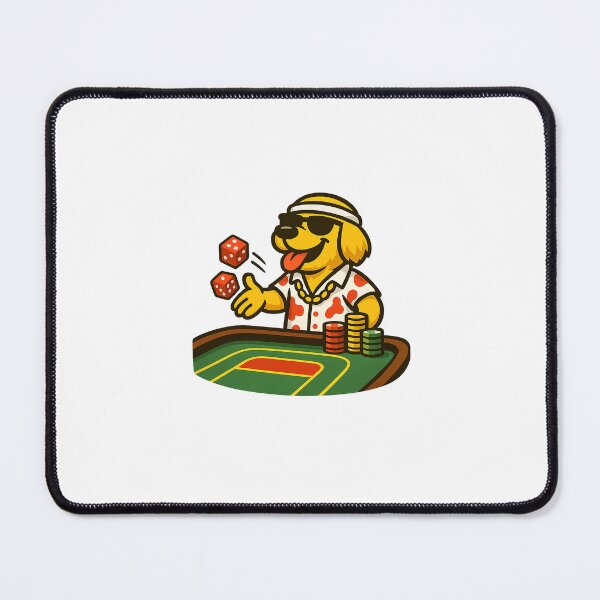 Item preview, Casino Napkin - Golden Retriever designed and sold by NapkinStuff.