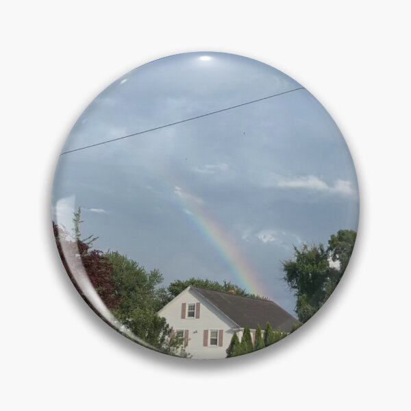 Item preview, Rainbow Over a Home in the Woods  designed and sold by Amanda1775.