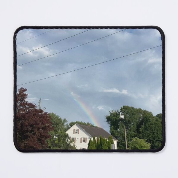Item preview, Rainbow Over a Home in the Woods  designed and sold by Amanda1775.