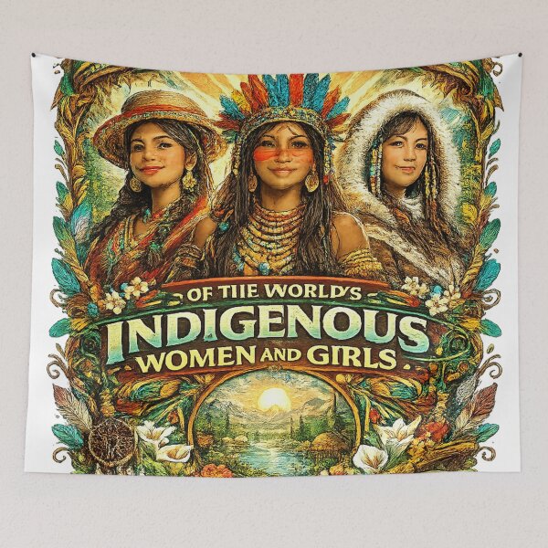 Item preview, International Day of the World’s Indigenous Women and Girls 2026 | Honor • Celebrate • Empower T-Shirt designed and sold by GooniSL.