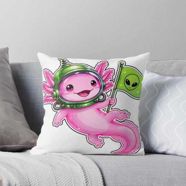 Item preview, Cosmic Axolotl Alien Cute Astronaut Space Helmet designed and sold by Uniqueauraaprints.