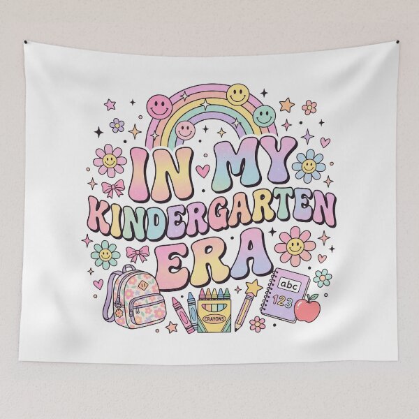 Item preview, In My Kindergarten Era Groovy Back to School Teacher Student T-Shirt designed and sold by khalidnasr.