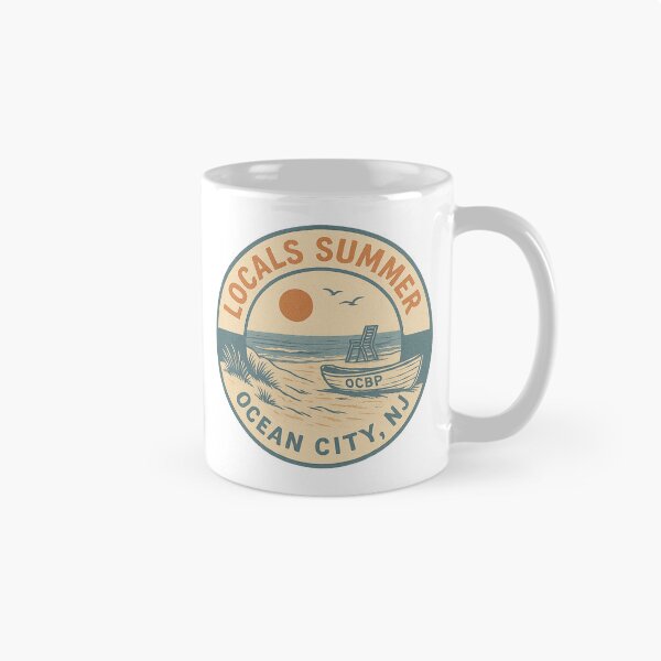 Item preview, Locals Summer New Jersey Shore Inspired Badge designed and sold by NeedleCompass.
