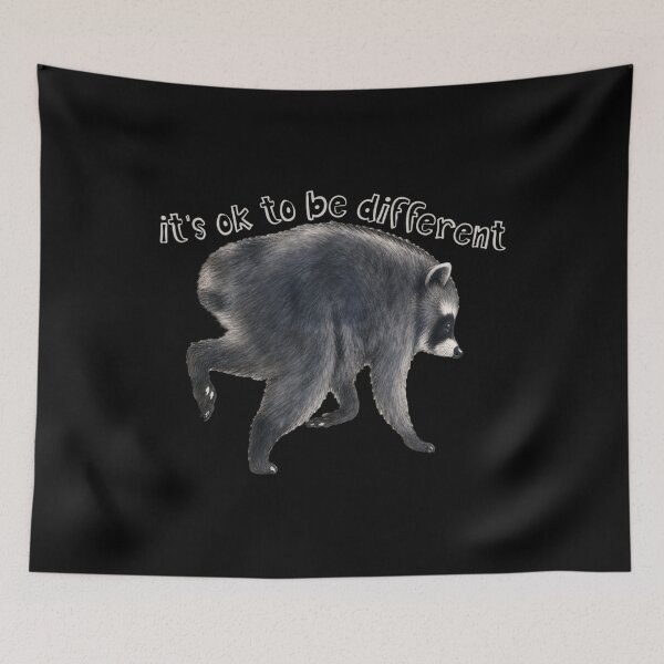 Item preview, Jimothy Raccoon, It's OK to be Different designed and sold by oddbrick-parade.