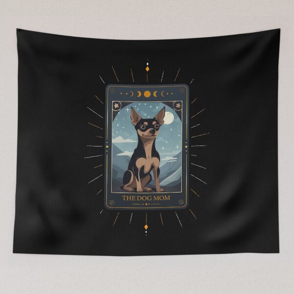 Item preview, Funny Miniature Pinscher Tarot Card Dog Mothers Day Mom designed and sold by rafaeltto.