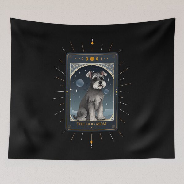 Item preview, Funny Miniature Schnauzer Tarot Card Dog Mothers Day Mom designed and sold by rafaeltto.