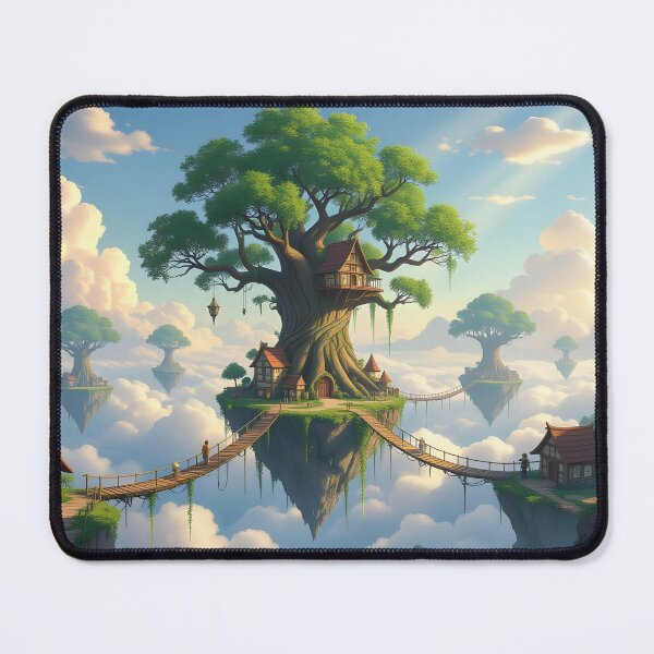 Item preview, Tree Village in the Clouds designed and sold by Fanta-sticky.