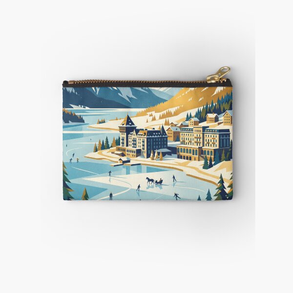 Item preview, St. Moritz Switzerland Vintage Travel Poster designed and sold by Bomax121.