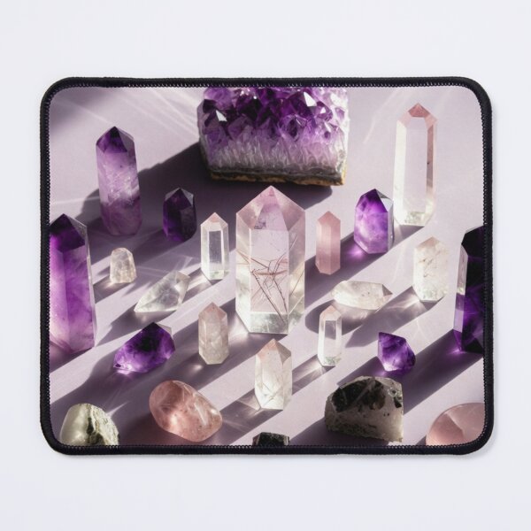 Item preview, Amethyst Crystal Cluster Gemstone Collection designed and sold by IntelliMindDesigns.