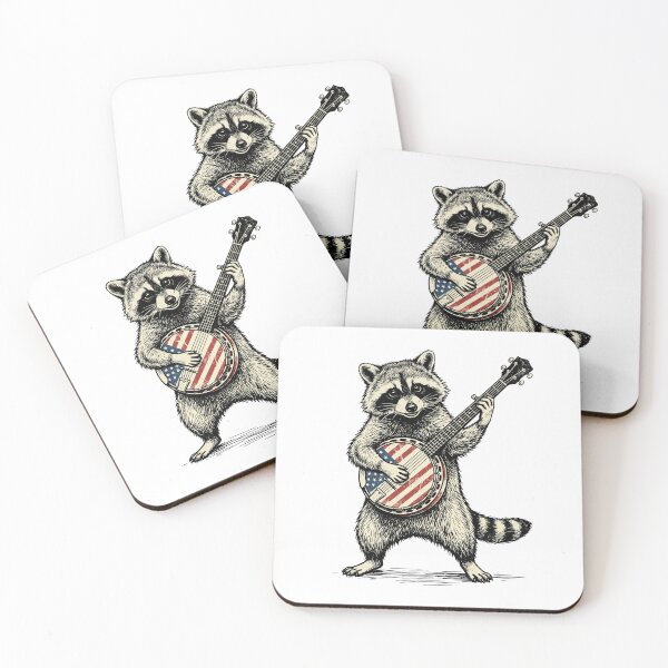 Item preview, Banjo Raccoon designed and sold by Roy & Tiffany.
