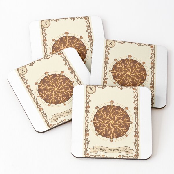 Item preview, Wheel of Fortune Mushroom Tarot Mycelium designed and sold by SMARTKIT  DESIGNAGENCY.